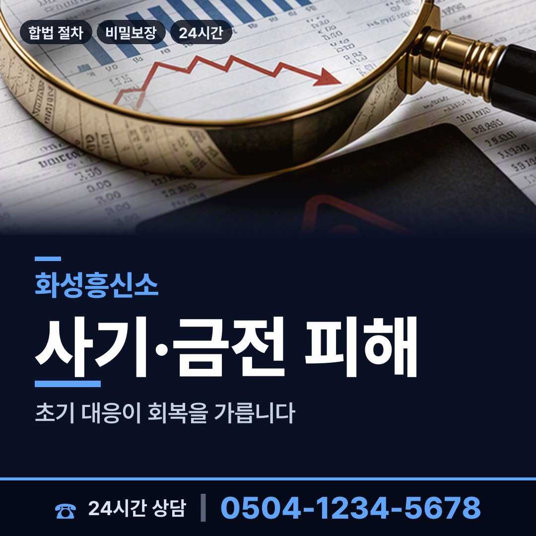 화성 송산면 사기범찾기 상담 안내